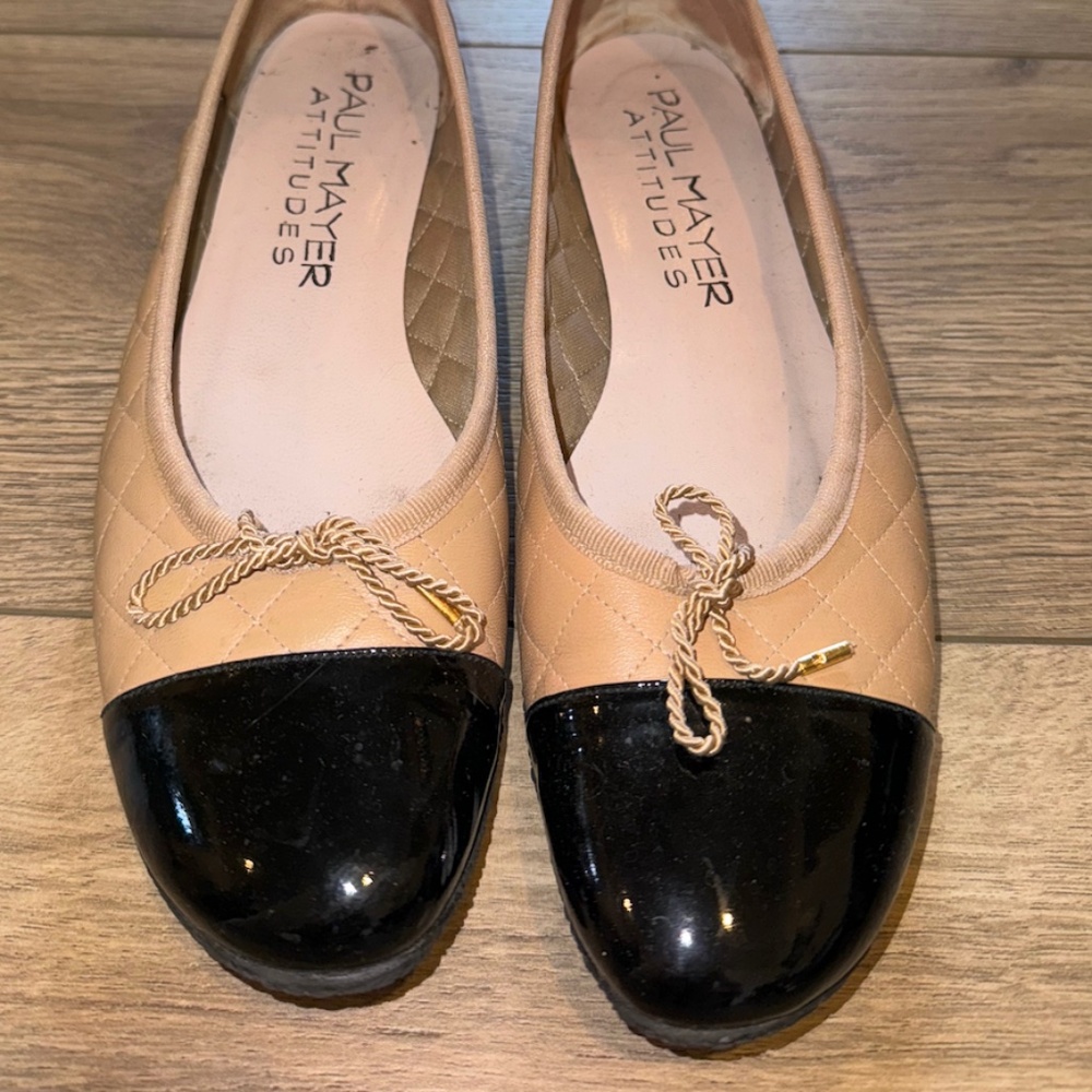 PAUL MAYER - BEST QUILTED LEATHER BALLET FLAT